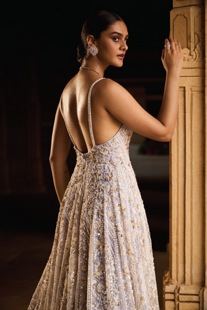 Mauve Pearl Gown