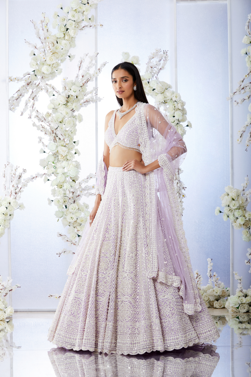 Lavender 2025 lehenga bridal