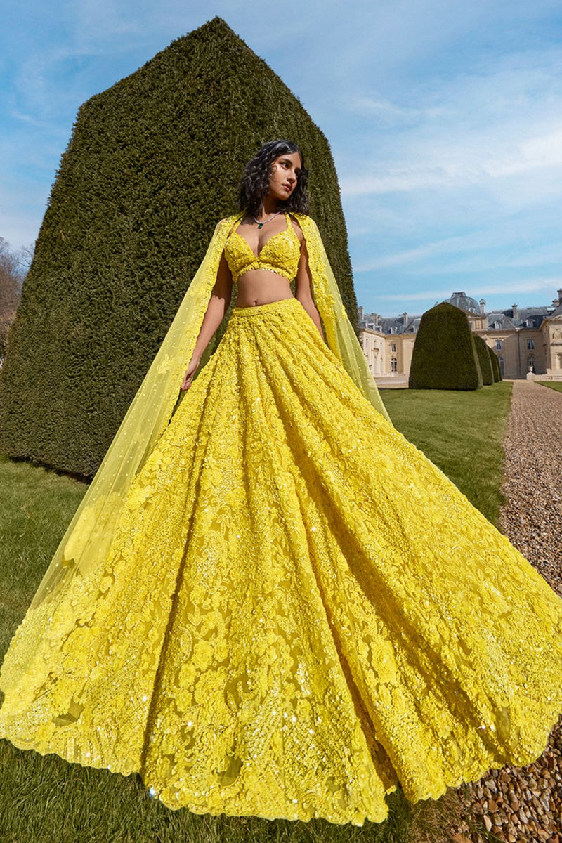 55 Yellow Bridal Lehenga for Indian Brides | Say Hello to Yellow
